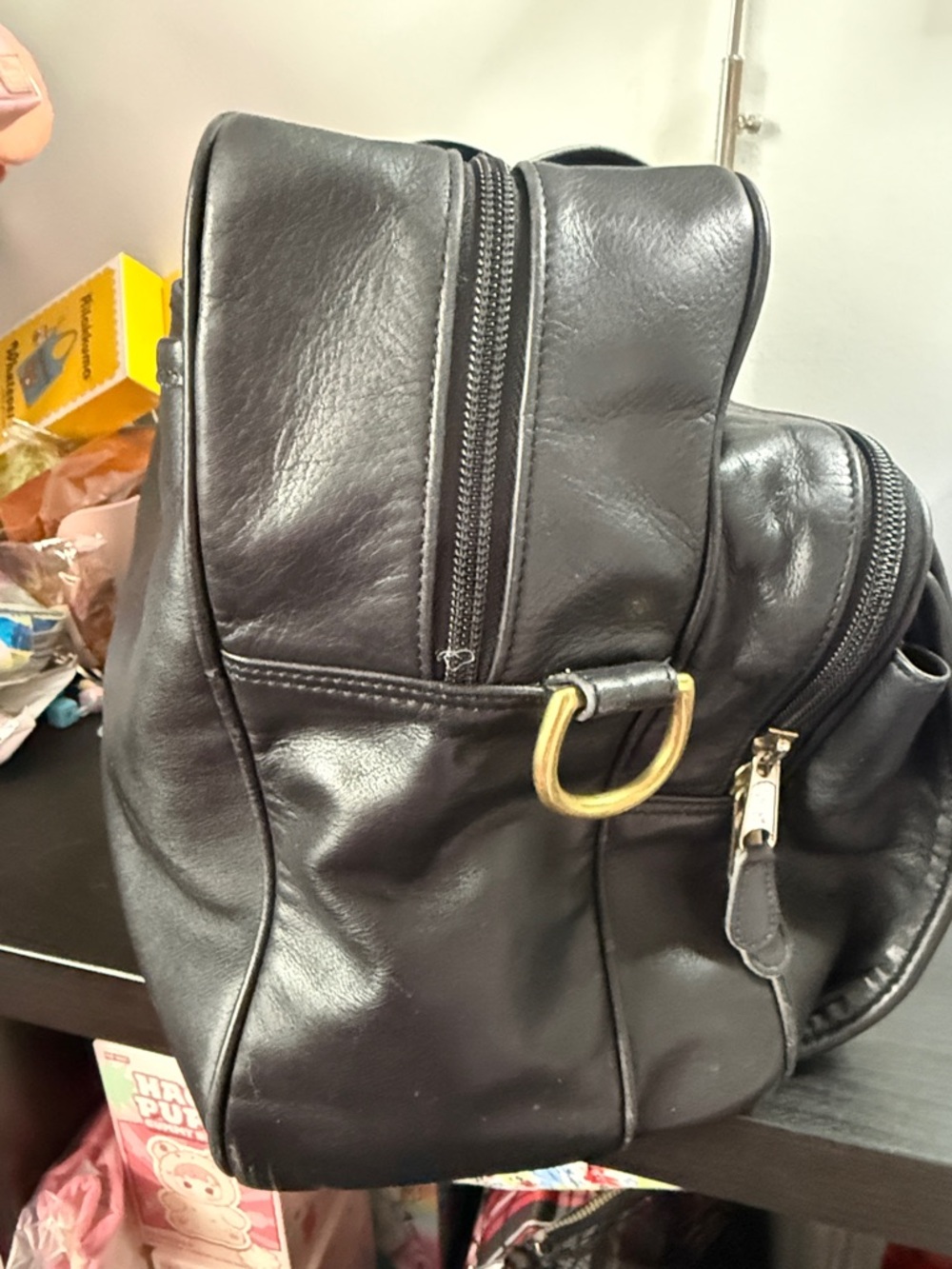 Coach Double Compartment Carry-On 1996 Vintage Leather with hangtag - Picture 9 of 12